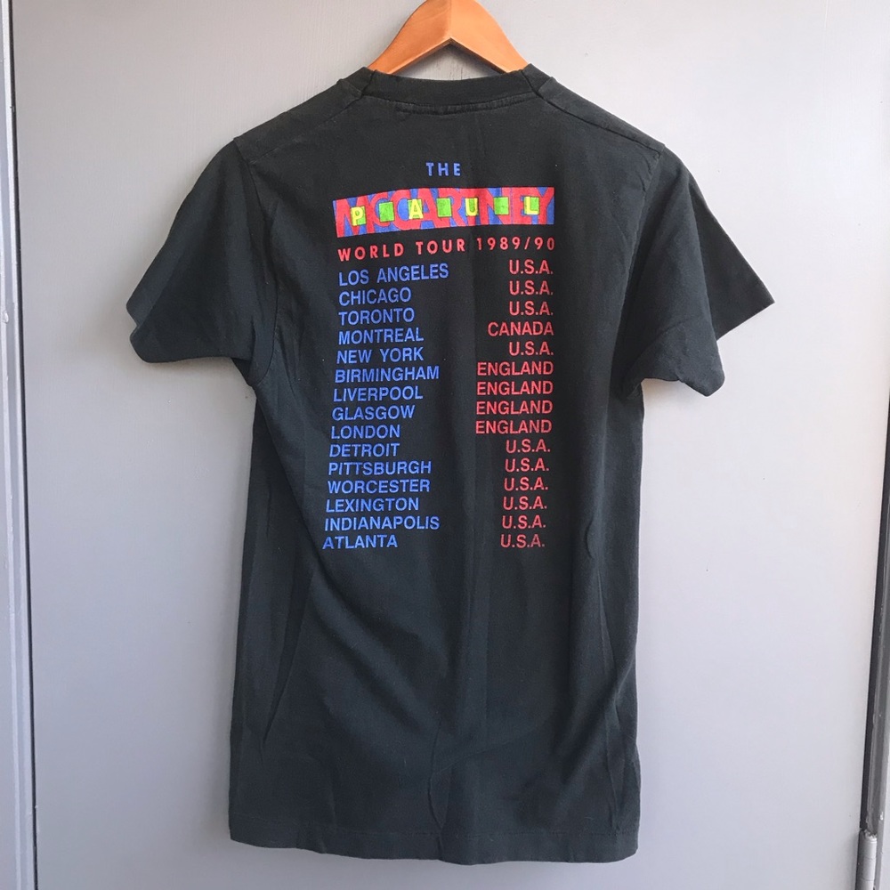 Paul McCartney 1989 World Tour Concert Shirt - Picture 2 of 8